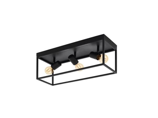 EGLO SILENTINA taklampe 3xE27 sort