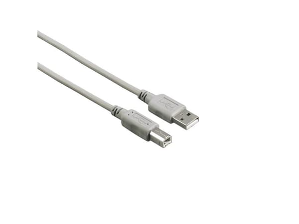 Hama FIC - USB-kabel - USB (hann) til USB-type B (hann) - USB 2.0 - 1.5 m - grå