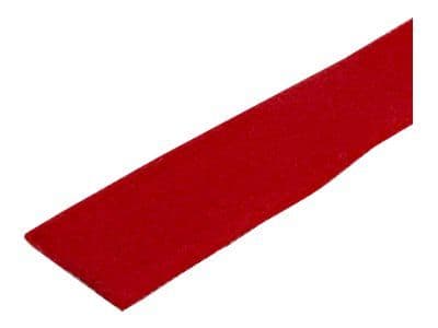 StarTech.com 25ft Hook and Loop Roll, Cut-to-Size Reusable Cable Ties, Bulk Industrial Wire Fastener Tape / Adjustable Fabric Wraps Red / Resuable ...