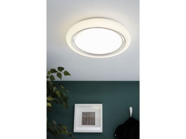 EGLO CAPASSO LOFT 2600LM Ø400 hvit