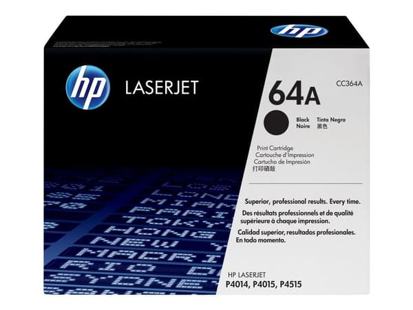 Lasertoner hp 64a cc364a, 10 000 sidor, svart