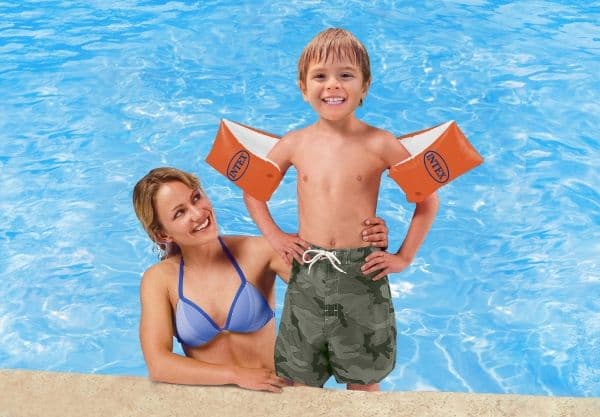 ARMRINGER INTEX ORANGE DELUXE 6-12 ÅR