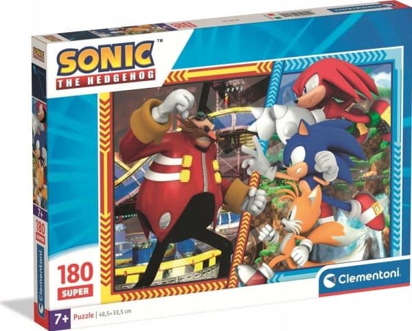 Clementoni Puslespil Super Sonic 2025, 180 brikker