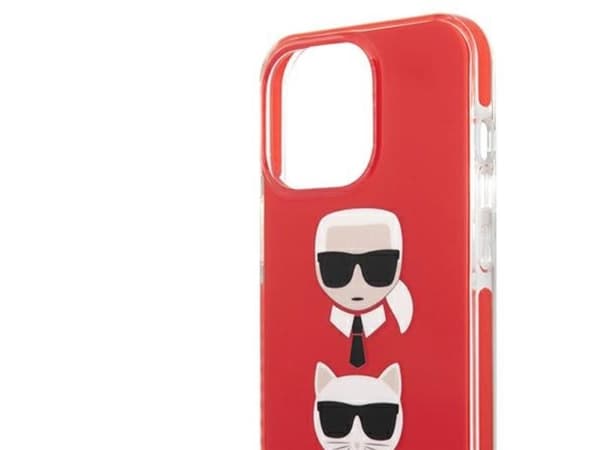 Karl Lagerfeld Karl&Choupette head case for iPhone 13 Pro / iPhone 13 - rød