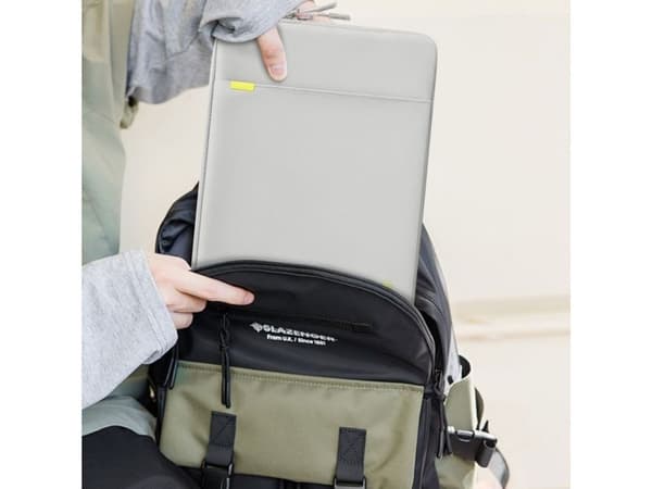 Tech-Protect Defender laptopväska 13-14" - grå