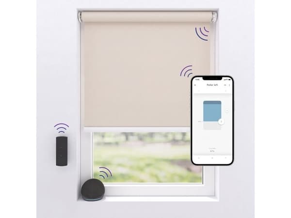 MotionBlinds Wireless Electric Black-Out Rollerblind 90x190cm - Sand