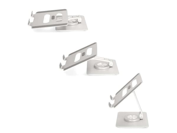 Nedis Tablet Stand - nettbrettholder for bordet, sølv