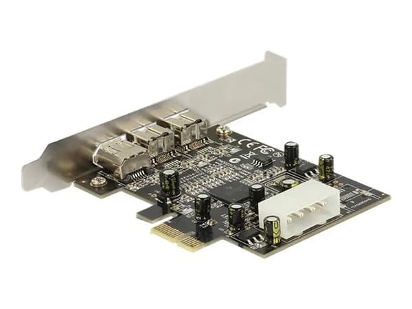 Delock PCI Express card FireWire A / B - Videofangstadapter - PCIe