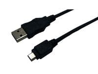 LogiLink USB 2.0 A/mini-A 3m, 3 m, USB A, mini-USB A, USB 2.0, Hanstik/Hanstik, Sort