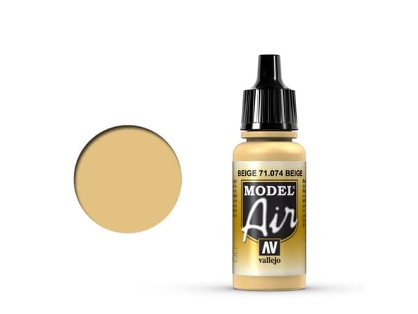 Vallejo 71.074, 17 ml, Beige, Matta, Pullo