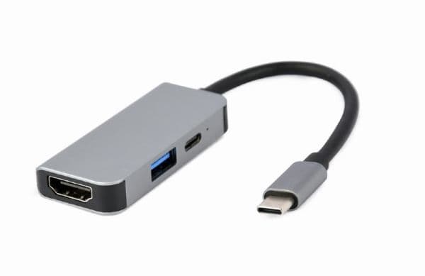 Cablexpert A-CM-COMBO3-02 - Dokkingstasjon - USB-C 3.1 - HDMI