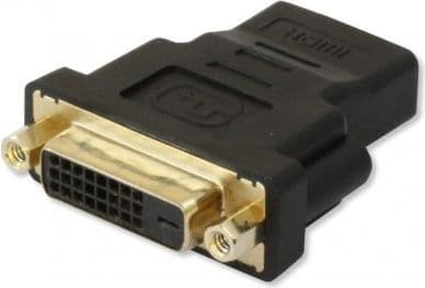 Techly DVI-D - HDMI F/F, DVI-D, HDMI, Sort