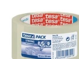 TESA Clear Strong, Polypropeeni, Pahvi, 66 m, 50 mm, 1 kpl