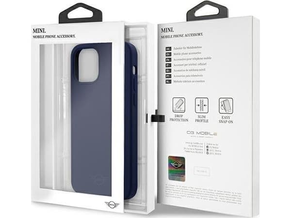 Mini Morris Mini MIHCP12LSLTNA iPhone 12 Pro Max 6,7" mörkblå/navy fast silikonfodral