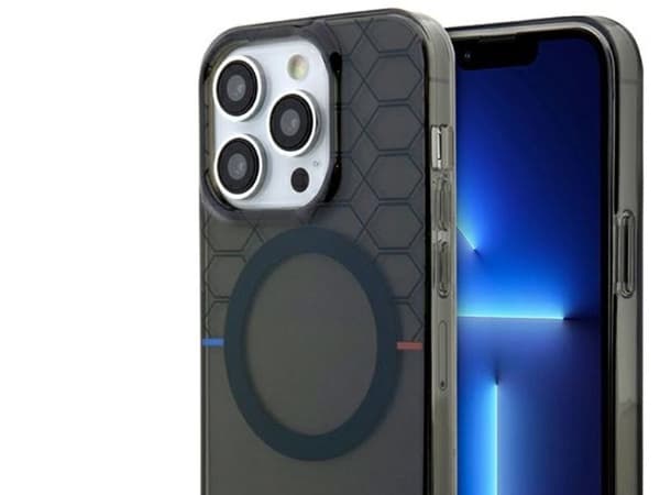 BMW Pattern MagSafe-deksel til iPhone 13 Pro Max - grå