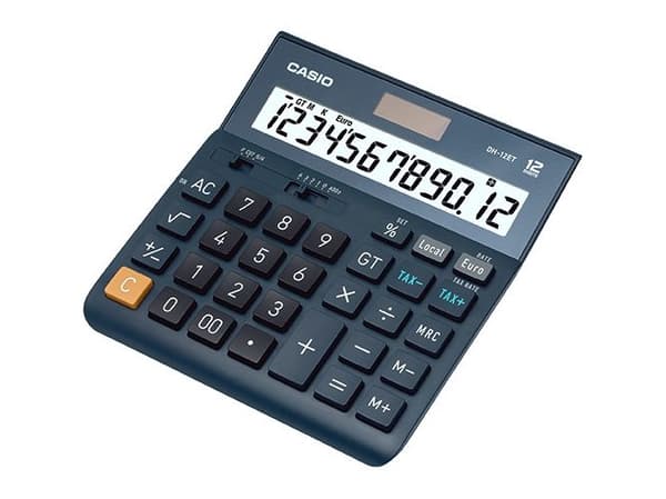 Bordräknare Casio DH-12ET - blå - 12 siffror