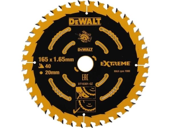DEWALT sahanterä 165x20mmx40z