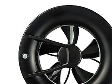 Duka Ventilator S8 Black - Rund Ø193 mm i sort