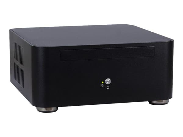 Inter-Tech A80S - USFF - mini-ITX - strømadapter 60 watt - svart - USB