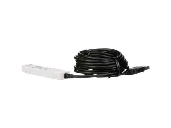 Schneider Electric SR2USB01, 3 m, USB A, USB 2.0, Uros/naaras, Musta, Harmaa