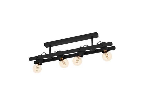EGLO PLIMSOLL LOFT 4XE27 L770 SORT FSC