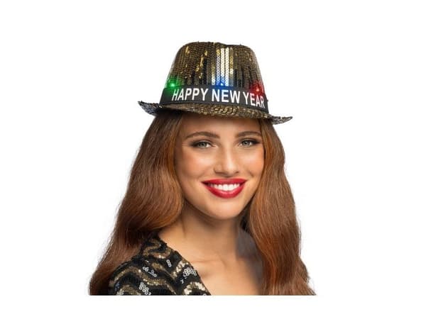 Happy New Year LED-hatt
