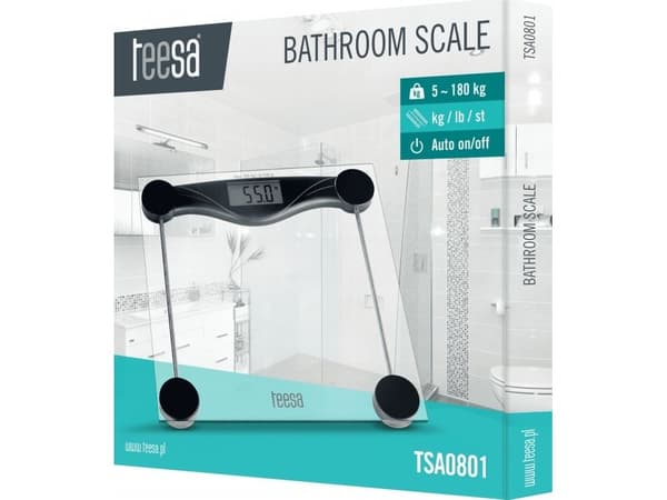 Teesa Kylpyhuoneen vaaka TSA0801
