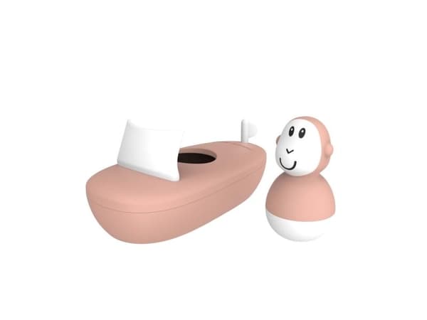 Matchstick Monkey badset Bathtime Dusty Pink