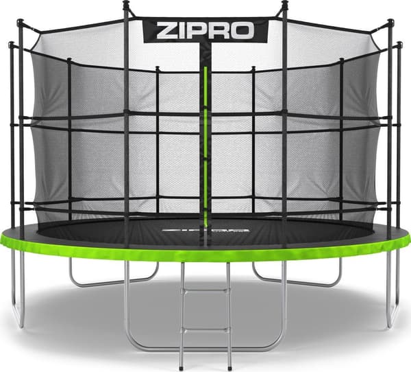 Zipro Trampolin med net og stige Ø374cm