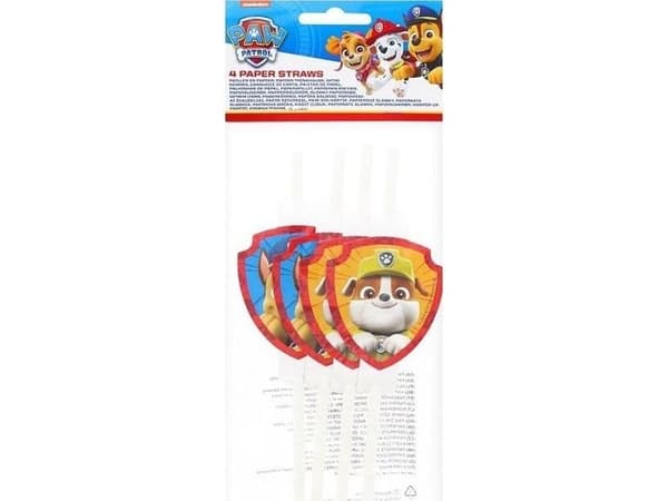 Paw patrol papirsugerør