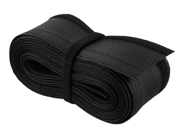 DELTACO - Kabelvikling - svart - 5 m