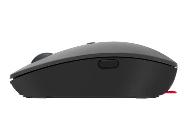Lenovo Go, Molempikätinen, Optinen, Langaton RF, 2400 DPI, Musta, Harmaa