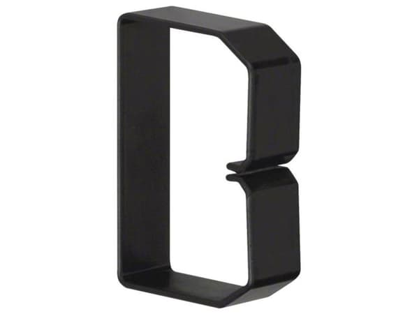 Hager B600803, Svart, PVC