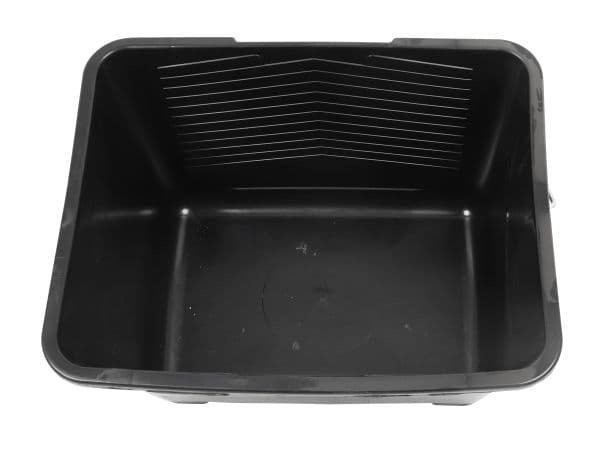 Home it Work®Firkantet rullespand 14 liter sort