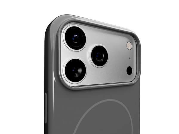 Puro Pulse skyddsskal till iPhone 17 Pro Max i polykarbonat - grå