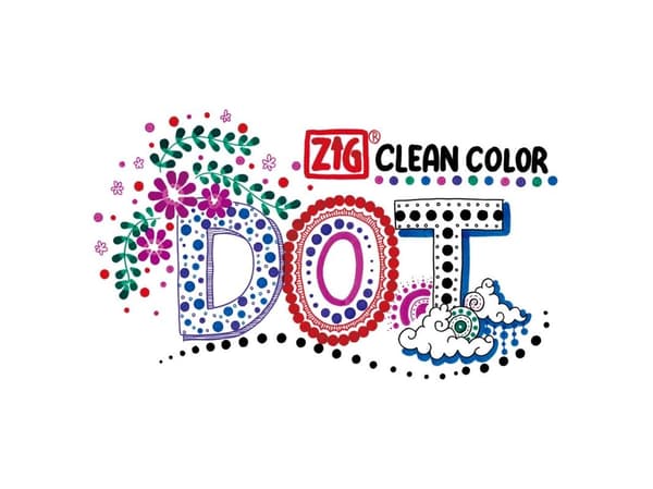 Zig Clean Color DOT 6 farge-sett