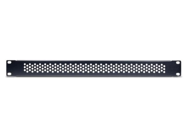 Inter-Tech PINHOLE APERTURE - Blindplate - RAL 9005 - 1U - 19"