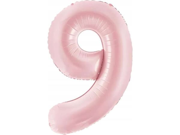 Ilmapallo fol.Cyfra 9 86cm j.pinkki 76211