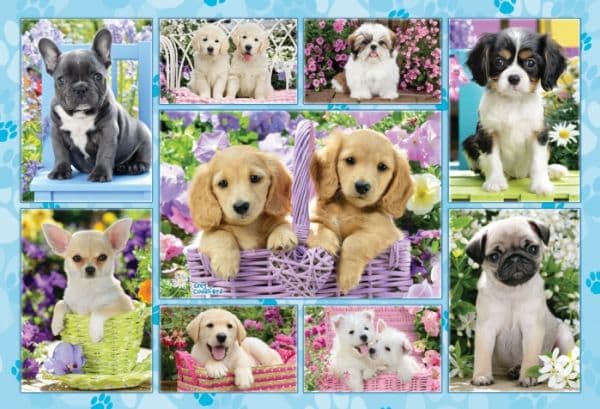 Schmidt Games Puzzle 200 Puppies G3