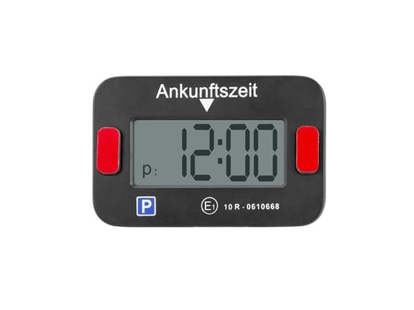 LogiLink Digital parking meter, automatic activation, KBA approved, black