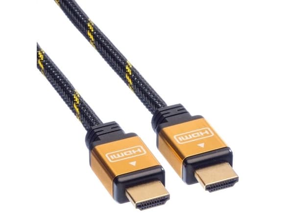 ROLINE GOLD HDMI HS Cable. A-A. M/M. Black. 2.0m