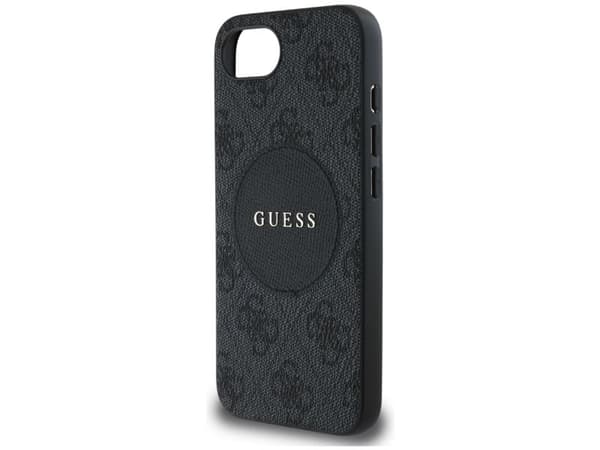 Case Guess 4G Circle Classic Logo        MagSafe for iPhone 16e black