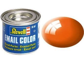 Emalj 14 ml, orange, blank