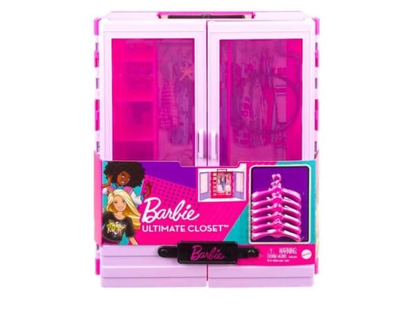Mattel barberbord og tilbehør skap