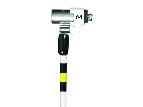 Mobilis - Lås för säkerhetskabel - vit - 2 m