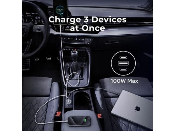 AUKEY CC-P3, Automatisk, Cigartenner/lighter, Sort