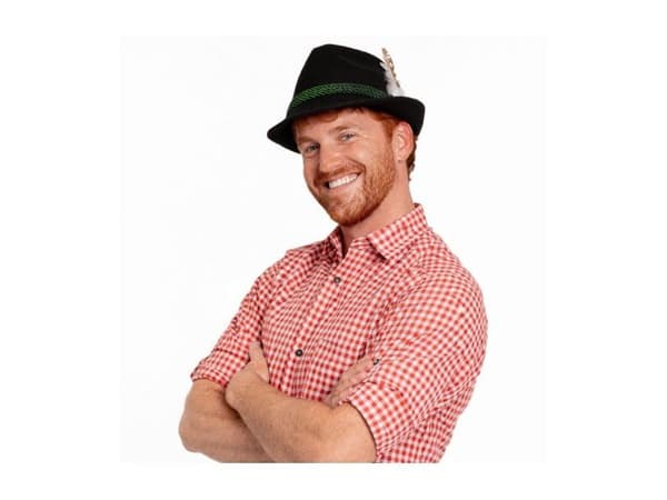 Sort Oktoberfest hat