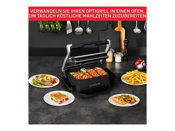 Tefal OptiGrill+ GC714D - Grill - elektrisk - 600 cm2