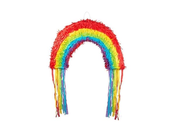 Pinata med regnbåge