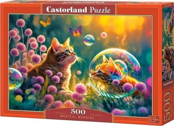 Puslespill 500 biter Cat magic morning